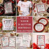 Older Wiser Hotter Red Spicy Chili Pepper Custom Tシャツ