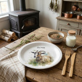 ウォーターカラーファームハウスヤギカスタム ノートパッド