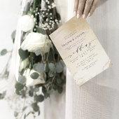 黄色グラデーション金ゴールドフロストギフトレジストリ挿入カード