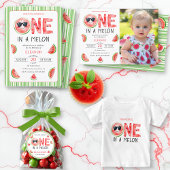 One in a melon 1st birthday watermelon Thank You フェイバーバッグ