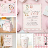 One Silly Goose 1st Birthday Girl Party ポスター