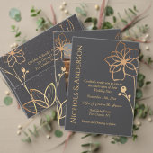 銅および金ゴールド結婚ズ スタンダードカクテルナプキン (この独立クリエイターのコレクションをカスタマイズ。テスト)