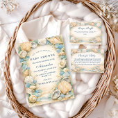 Oyster And Starfish Beach Diapper Raffle エンクロージャーカード