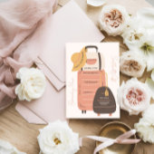 荷物の梱包バッグ先バチェロレッテ 招待状