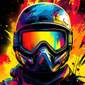 ペイントボール誕生日パーティパーソナライズされたー ポスター