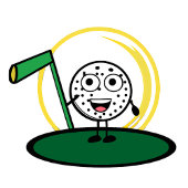 ゴルファーPar-Tee時間 スクエアペーパーコースター