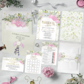 ワイルドフラワーブライダルシャワーデイトナイトjarカード 出欠カード