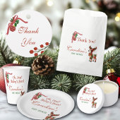 クリスマスベイビーシャワー! オードリーな鹿のデザインがとってもキュート! このデザインは、招待状や 招待状