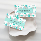 可愛いゾウ、キッズセン遊ター、アクティビティセンター スクエア名刺