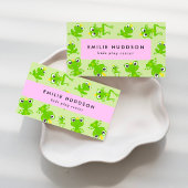 カエルのパターン、キッズセ遊ンタ、アクティビティセンター 名刺