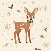 モダンな森の動物のクリスマス ティシューペーパー 薄葉紙