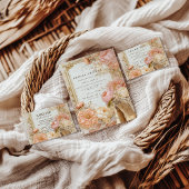 Peach Meadow Boots Bridal Shower サンキューカード