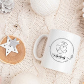 Nurse Mug Personalized Name Photo Gift ツートーンマグカップ