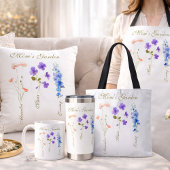 Personalized Kids Name Garden Mother トートバッグ