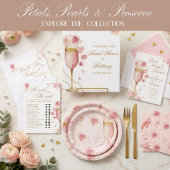 Petals, Pearls & Prosecco ヒア・セッド・シー・セッド・ゲーム 招待状