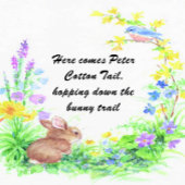 ピーターコットンテール – ラウンド壁時計