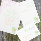 Pickleball and Prosecco Bridal Shower 招待状