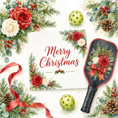 ピックルボール クリスマス サテンリボン
