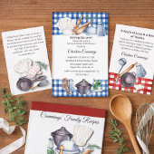 Cooking Up Love Shower Favor Sticker スクエアシール