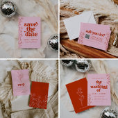 レトロボホフローラオールインワン結婚式招待状 オールインワン招待状