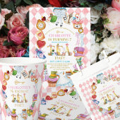 Pink Alice in Wonderland 7th Birthday   フェイバーバッグ