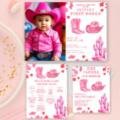 Cowgirl Western First Rodeo Birthday Party  フェイバーバッグ
