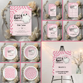 ピンクの幽霊リトルブーはほとんど赤ちゃんシャワー ゲストブック