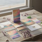 私たちは海辺の水彩画のような夏の太陽に満ちた チラシ