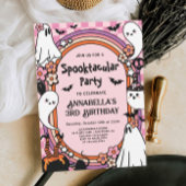 ピンクのハロウィーンの誕生日パ子供へーティ スタンダードカクテルナプキン