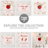 Apple of Our Eye Photo First誕生日 招待状