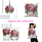 Pink Rose Elegance  ベビーボディスーツ