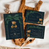 Equestrian Polo Teddy Bear Books for Baby Boy エンクロージャーカード