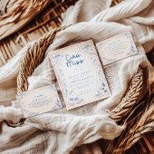 Playful Italian Ciao Miss Bridal Shower 招待状