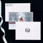 Polar Bear Christmas Holiday Wrapping Paper ラッピングペーパー