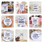 警察少年の赤ちゃんシャワーパーティー写真 招待状