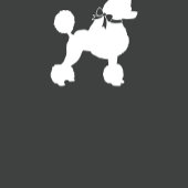 プードル犬の赤ちゃんシャワーパピーグレー男女兼用 ラッピングペーパー