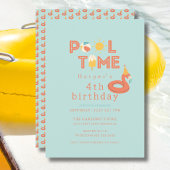 summer flamingo float kids birthday pool party フェイバーバッグ