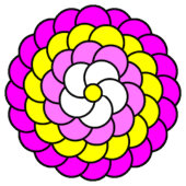 熱帯グラデーション長方形(TOR) ネクタイ