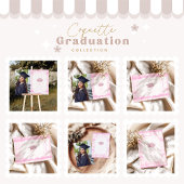 コケ名門私立校風のットピンクボウ卒業 招待状