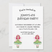 春かわいらしフェアリーの女の子の誕生日パーティー フェイバーバッグ