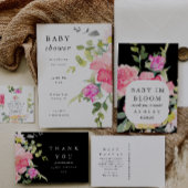 美しいフローラの移動発表の新しいアドレス 招待状