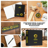 プロフェッショナルエレガントブラック金ゴールドモノグラムビジネス ボールペン