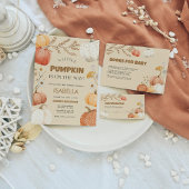 秋サンキューカードパンプキン秋ボホ サンキューカード