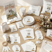 Sweet Raccoon Forest Baby Shower コースター