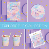 絞り染めレインボー ラウンドシール