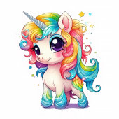 ユニコーンレインボーシーティング折り畳み座席表 プレイスカード