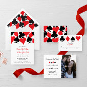 ラスベガステーマカスタムステッカーブラック赤と白 ラウンドシール