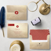 金ゴールドサークルダブルハピネスシ中国のック結婚ズ エンクロージャーカード (この独立クリエイターのコレクションをカスタマイズ。)