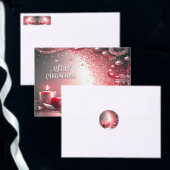 Red Candles Return Address Self-inking Stamp セルフインキングスタンプ