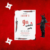 忍者少年の誕生日パーティーへようこそ 横断幕